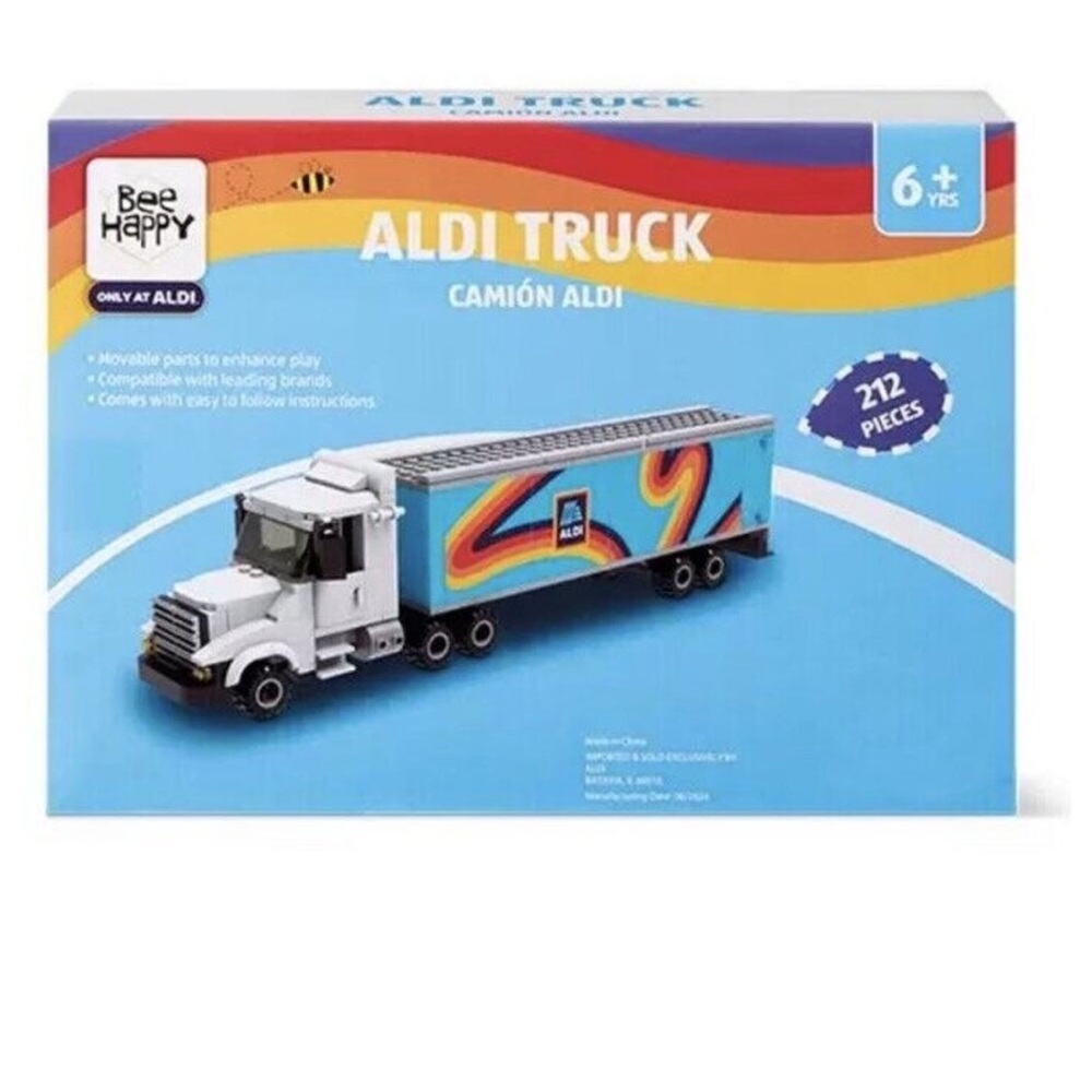 NEW Aldi Grocery Truck Blocks
Toy Model 212 Pieces Compatible Bricks NIB… 2024